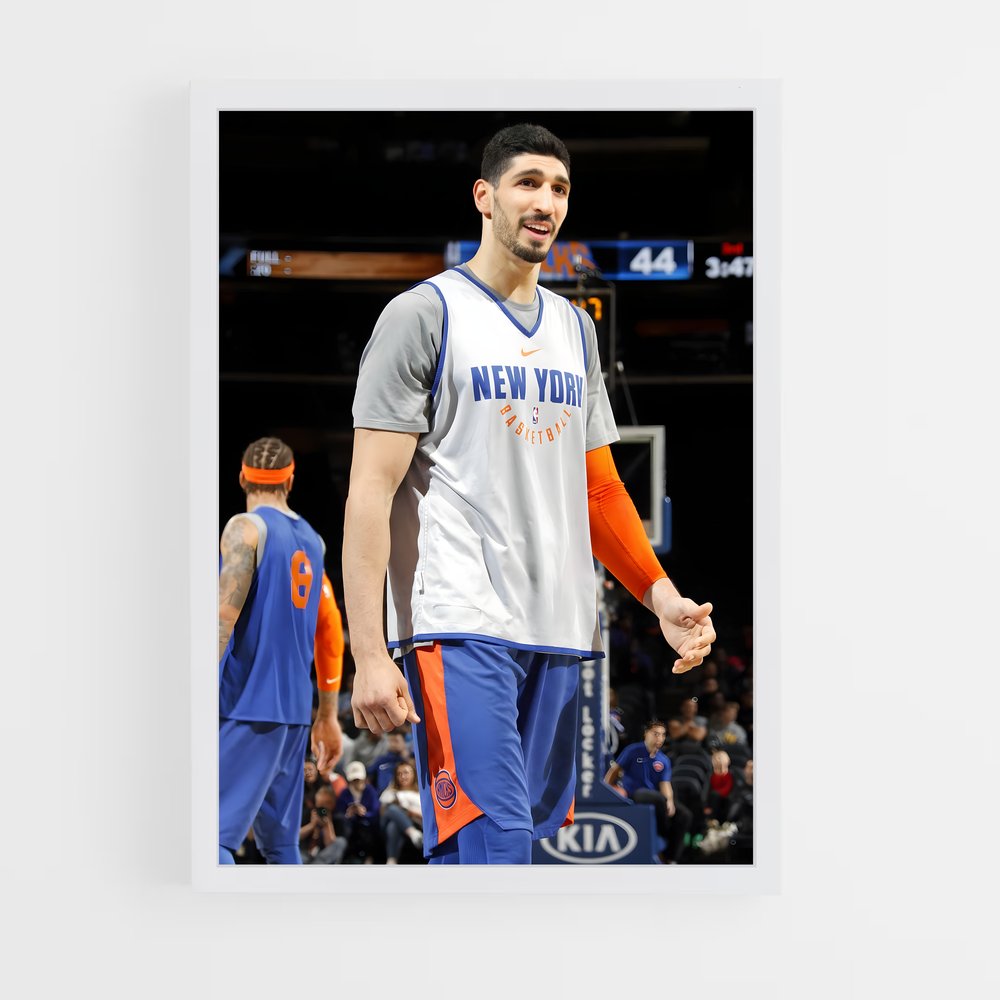 Poster Le Champion Orange – affiche Basketball (vue 3)